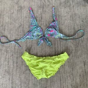 Victoria Secrets Bikini - Women’s 34 B and Medium bottom